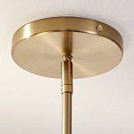 Люстра круглая с 2-мя металлическими абажурами Andromeda варинант исполнения - 5 | Loft Concept в Краснодаре