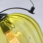 Подвесной светильник со стеклянном плафоном в форме бокала Kaleido варинант исполнения - 28 | Loft Concept в Краснодаре