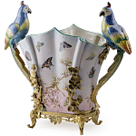 Ваза фарфоровая с попугаями Ferra варинант исполнения - 4 | Loft Concept в Краснодаре