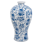 Ваза фарфоровая высокая с синими цветочными мотивами Independence варинант исполнения - 2 | Loft Concept в Краснодаре