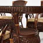 Комплект обеденный из ротанга Eloise grand варинант исполнения - 13 | Loft Concept в Краснодаре