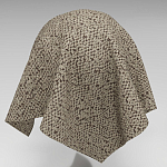 Мебельная ткань Шенилл коричневый цвет 138 см T4-28 варинант исполнения - 3 | Loft Concept в Краснодаре