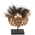 Традиционный индонезийский головной убор на подставке Aboriginal Headdress варинант исполнения - 1 | Loft Concept в Краснодаре