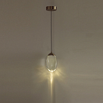 Подвесной светильник с плафоном в форме капли Crystal Transparent Drop варинант исполнения - 5 | Loft Concept в Краснодаре