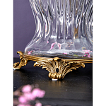 Ваза прозрачная с бронзовыми ручками в виде ангелов Eden Garden варинант исполнения - 5 | Loft Concept в Краснодаре