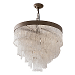 Люстра со стеклянными подвесками в виде круглых бусин Waterfall of Light варинант исполнения - 1 | Loft Concept в Краснодаре