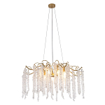 Люстра c подвесками из прозрачного хрусталя Диаметр 85 см FAIRYTREE Light варинант исполнения - 1 | Loft Concept в Краснодаре