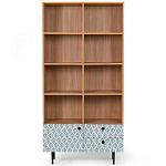 Широкий стеллаж с принтом Elise Rack варинант исполнения - 14 | Loft Concept в Краснодаре