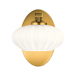  Бра с круглым плафон из матового белого стекла Kichler варинант исполнения - 7 | Loft Concept в Краснодаре