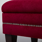 Мягкая банкетка с зоной для хранения Casket Red варинант исполнения - 4 | Loft Concept в Краснодаре