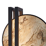 Бра из двух каменных дисков в металлической раме Constellation варинант исполнения - 2 | Loft Concept в Краснодаре