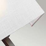 Бра с прямоугольным тканевым абажуром белого цвета Feiss варинант исполнения - 8 | Loft Concept в Краснодаре