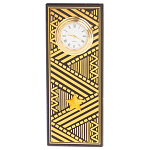 Часы подарочные настольные в виде погона Генерала из натурального камня Змеевик Gold Military Clock варинант исполнения - 4 | Loft Concept в Краснодаре