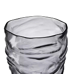 Ваза стеклянная фактурная Crumpled Vase 25,3 см варинант исполнения - 2 | Loft Concept в Краснодаре