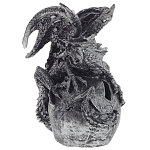 Декоративная статуэтка Дракон Silver Dragon Statuette варинант исполнения - 2 | Loft Concept в Краснодаре