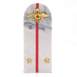 Сувенир Погон МВД из натурального камня мрамор Souvenir Epaulets варинант исполнения - 1 | Loft Concept в Краснодаре