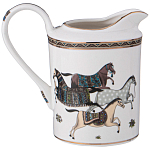 Чайный сервиз из фарфора с изображением лошадей на 6 персон 15 предметов Porcelain Horse Set  варинант исполнения - 5 | Loft Concept в Краснодаре