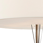 Люстра круглая с белым тканевым абажуром  White Light Diffuser варинант исполнения - 2 | Loft Concept в Краснодаре