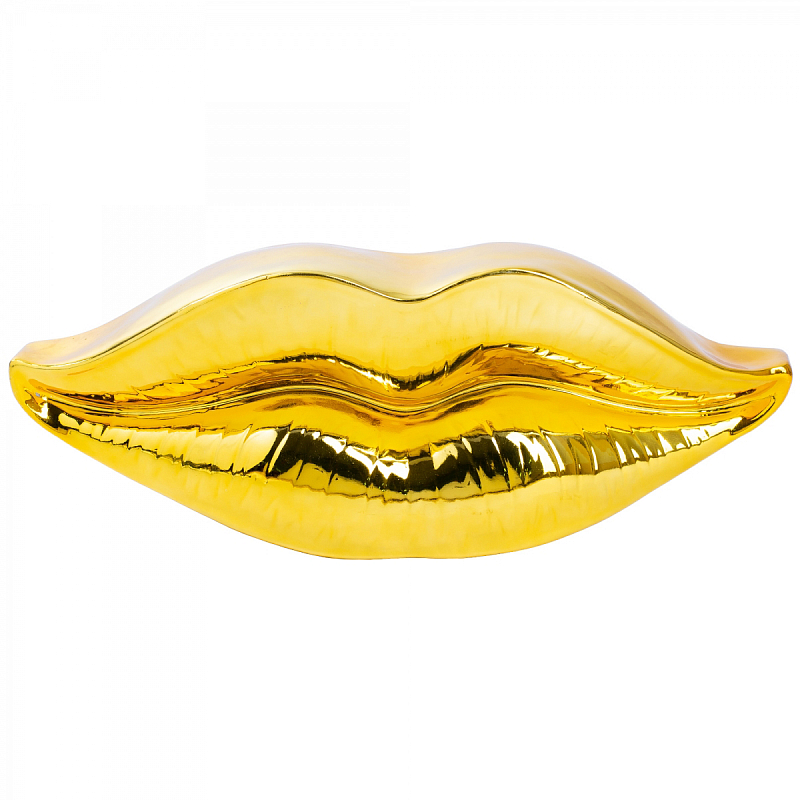 Настенный декор LIPS wall accessory GOLD Глянцевое золото в Краснодаре | Loft Concept 