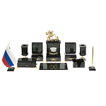 Настольный письменный набор из нефрита в подарочной коробке Victorious варинант исполнения - 1 | Loft Concept в Краснодаре