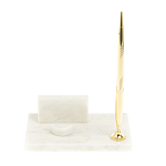 Подставка для телефона с ручкой из натурального камня креноид Natural Stone Stand варинант исполнения - 2 | Loft Concept в Краснодаре