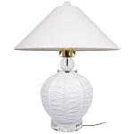 Настольная лампа керамическая с абажуром Valencia варинант исполнения - 1 | Loft Concept в Краснодаре