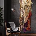 Тканый вручную абстрактный гобелен Коралловый риф Coral reef варинант исполнения - 1 | Loft Concept в Краснодаре