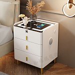 Умная прикроватная тумбочка c зарядкой для телефона Smart Furniture варинант исполнения - 1 | Loft Concept в Краснодаре