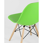 Пластиковый стул на ножках из массива бука Eames Light Green варинант исполнения - 3 | Loft Concept в Краснодаре