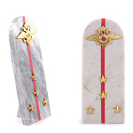 Сувенир Погон МВД из натурального камня мрамор Souvenir Epaulets варинант исполнения - 4 | Loft Concept в Краснодаре