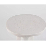 Дизайнерский журнальный стол белый на 3-х ножках в виде ступней African table варинант исполнения - 2 | Loft Concept в Краснодаре