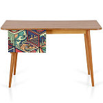 Письменный стол с принтом на ящиках Elise Desk варинант исполнения - 6 | Loft Concept в Краснодаре