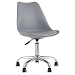 Офисный стул на металлическом основании EGGERY Grey пластик варинант исполнения - 1 | Loft Concept в Краснодаре