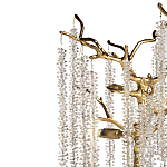 Лампа настольная со стеклянными подвесами цвет золото FAIRYTREE Light варинант исполнения - 2 | Loft Concept в Краснодаре