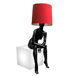 Лампа MANNEQUIN LAMP с абажуром девушка на кресле варинант исполнения - 2 | Loft Concept в Краснодаре