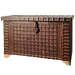 Большой Этнический сундук с металлическим декором  варинант исполнения - 3 | Loft Concept в Краснодаре