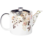 Чайный сервиз из фарфора с цветочным принтом на 6 персон 14 предметов Garden Whisper Porcelain Set  варинант исполнения - 1 | Loft Concept в Краснодаре