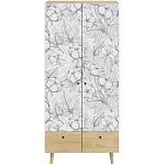 Шкаф с принтом Cotton варинант исполнения - 2 | Loft Concept в Краснодаре