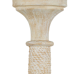 Люстра из дерева в форме подсвечника Coastal Aesthetics варинант исполнения - 2 | Loft Concept в Краснодаре