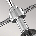 Подвесной светильник цвета хром с рифленым стеклянным цилиндрическим плафоном в современном стиле Feiss варинант исполнения - 4 | Loft Concept в Краснодаре