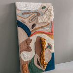 Тканый вручную текстильный гобелен Orchid варинант исполнения - 2 | Loft Concept в Краснодаре