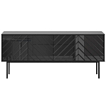 Длинная тумба с зеркальным декором Serena варинант исполнения - 3 | Loft Concept в Краснодаре