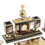 Настольный письменный набор из яшмы Manager Organizer варинант исполнения - 5 | Loft Concept в Краснодаре