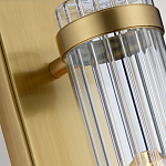 Бра вертикальное с рифленым стеклянным плафоном и прямоугольным основанием Quintiesse варинант исполнения - 4 | Loft Concept в Краснодаре