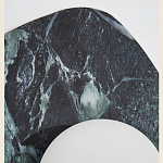 Бра с каменным основанием и плафоном из стекла Amazon Green Shaw Marble Lighting варинант исполнения - 1 | Loft Concept в Краснодаре