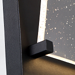 Настенный фонарь уличный прямоугольный черного цвета со стеклом с пузырьками Eurofase варинант исполнения - 3 | Loft Concept в Краснодаре