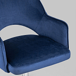 Кресло для компьютерного стола Veloury Blue варинант исполнения - 7 | Loft Concept в Краснодаре
