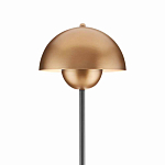 Торшер с куполообразным абажуром на чёрном мраморном основании Riverside Floor Lamp варинант исполнения - 1 | Loft Concept в Краснодаре