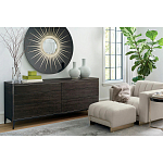 Настенное круглое зеркало Romilly Round Mirror Black варинант исполнения - 2 | Loft Concept в Краснодаре