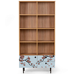 Широкий стеллаж с принтом Elise Rack варинант исполнения - 8 | Loft Concept в Краснодаре